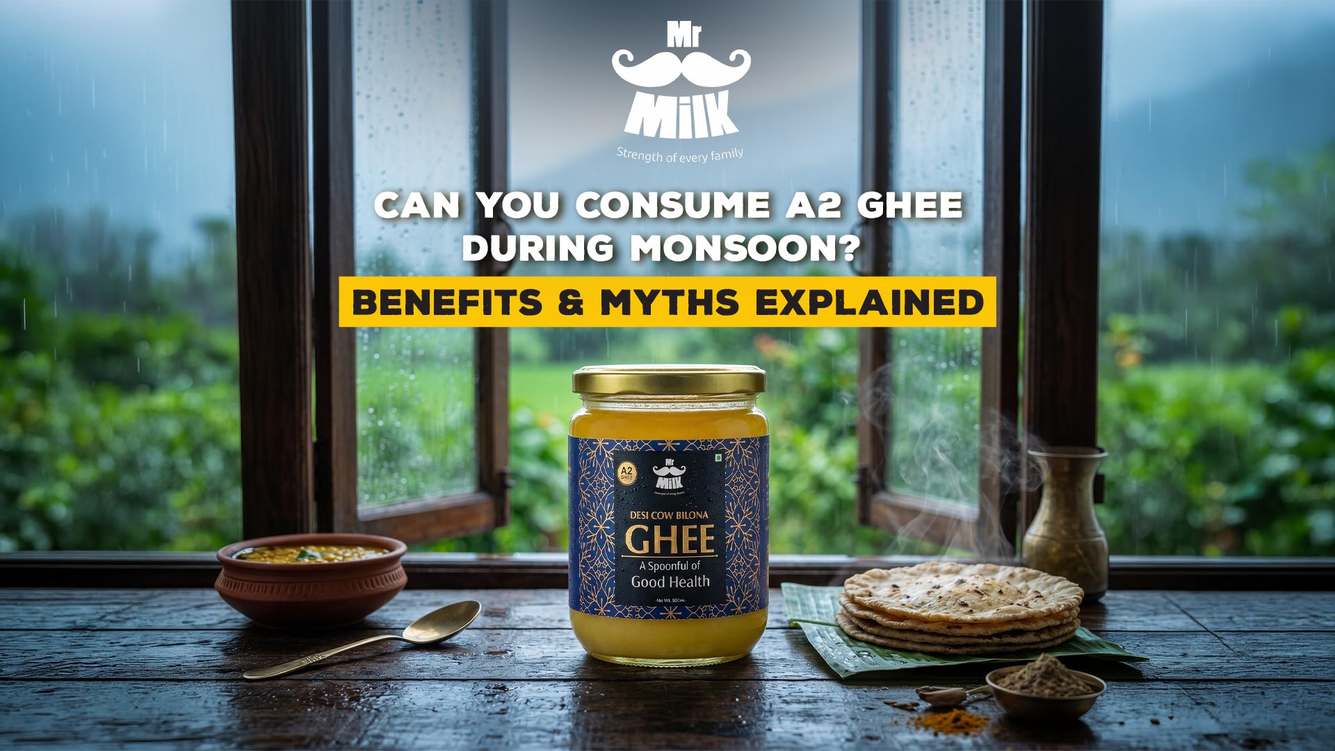 Can You Consume A2 Ghee During Monsoon