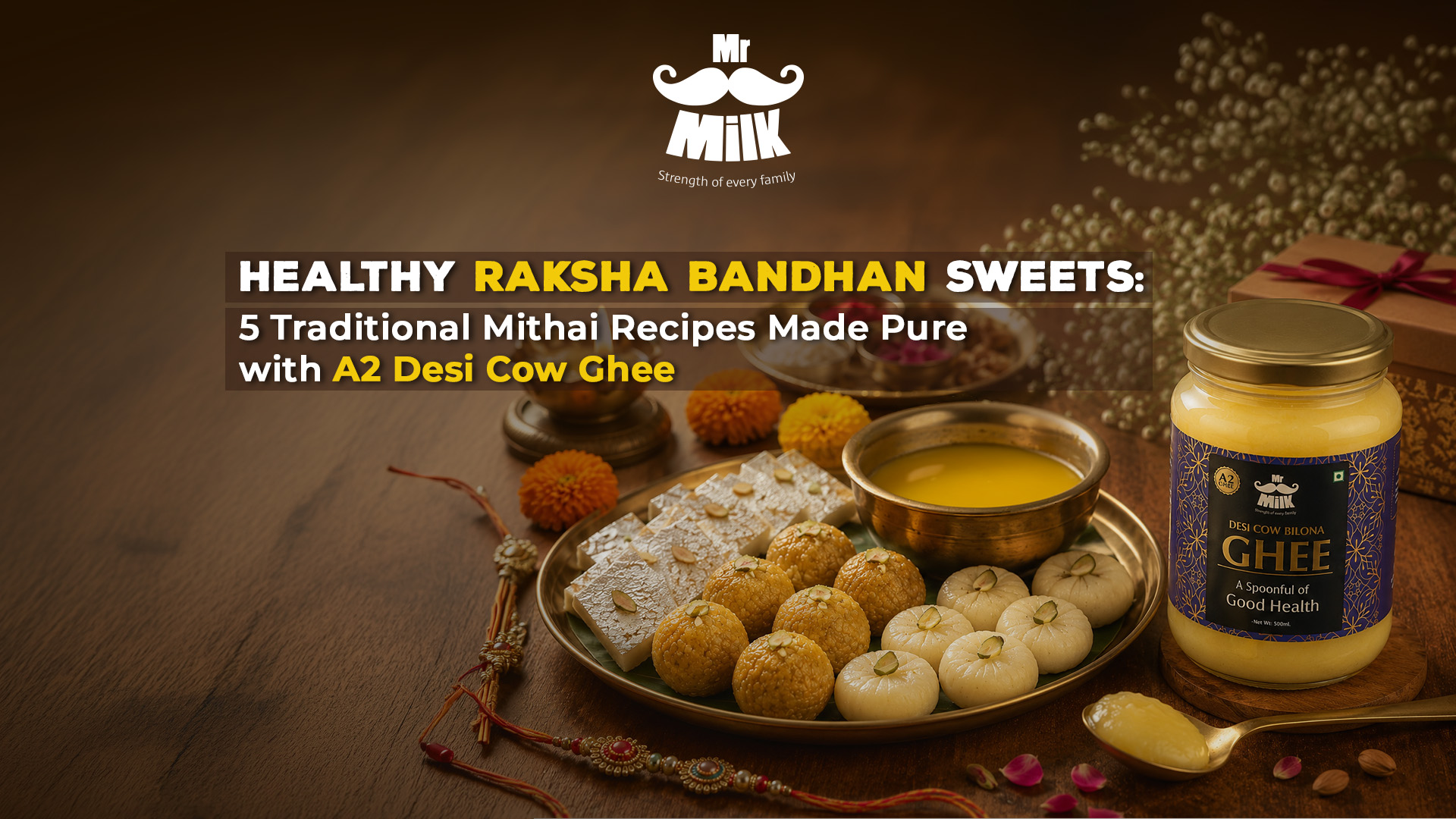 5 Traditional Mithai Recipes Made Pure with Desi Cow Bilona Ghee