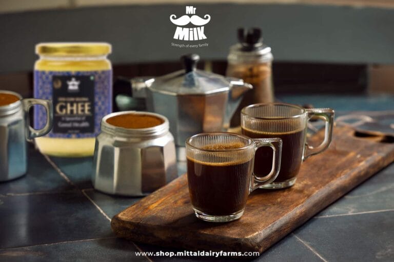 Bulletproof coffee with A2 Ghee