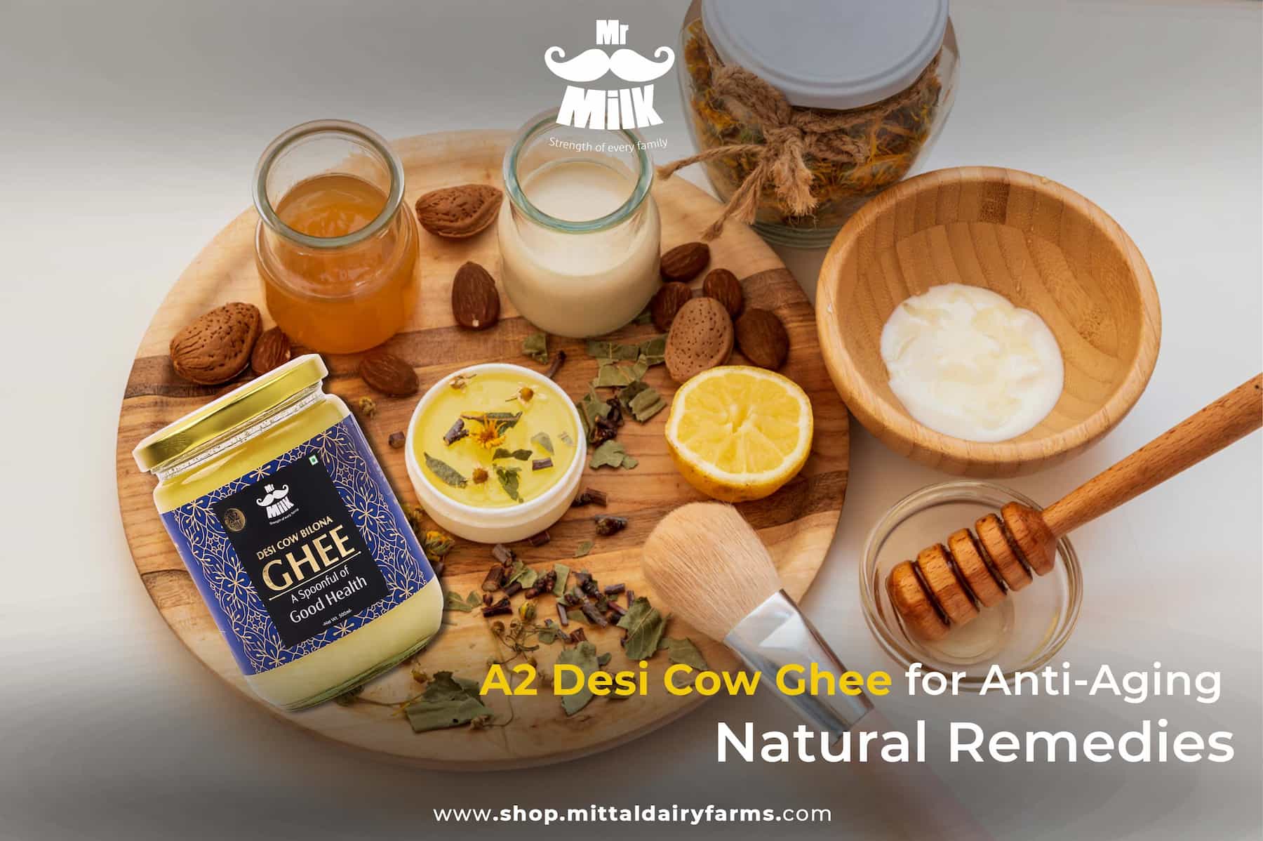 A2 Desi Cow Ghee for Anti-Aging: Natural Remedies